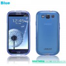 Jokod Pudding Blue Color TPU Plastic Case Skin Cover Samsung i9300 Galaxy S III S3