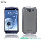 Jokod Pudding Gray Color TPU Plastic Case Skin Cover Samsung i9300 Galaxy S III S3