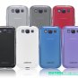 Jokod Pudding Gray Color TPU Plastic Case Skin Cover Samsung i9300 Galaxy S III S3
