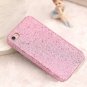 NEW Pink Bling Glitter Hard Plastic Case Cover Skin iPhone 4 4G 4S