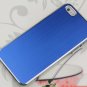 NEW Blue Ultra Thin High Luxury Metal Shell Brushed Skin Case Cover iPhone 5 5G