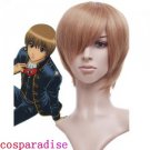 Gintama Okita Sougo Cosplay Wig Orange 30cm