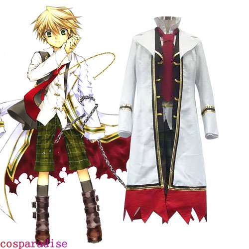 Pandora Hearts Oz Vessalius With Over Coat Cosplay Costume