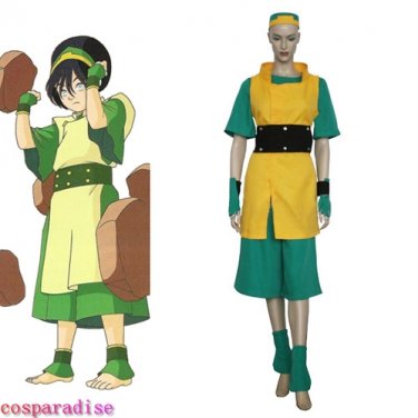 Avatar The Last AirBender Toph Cosplay Costume