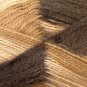 ICE Yarn Angora Multicolor Skein Lot, Camel Brown Shades, 100 g ball / 4 Skeins, Fine