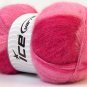 ICE Yarn Angora Multicolor Skein Lot, Pink Shades, 100 g ball / 4 Skeins per pack, Fine