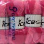 ICE Yarn Angora Multicolor Skein Lot, Pink Shades, 100 g ball / 4 Skeins per pack, Fine