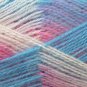 ICE Yarn Angora Multicolor Skein Lot, White Pink Blue, 100 g ball / 4 Skeins per pack, Fine