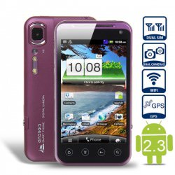 Android 2.3 B2000 3G Smartphone 4.0 inch Dual SIM WiFi GPS GSM+WCDMA