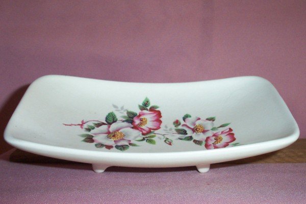 Vintage Eastgate Pottery PEDESTAL CANDY / KEY DISH, Withernsea
