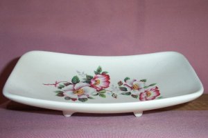 Vintage Eastgate Pottery PEDESTAL CANDY / KEY DISH, Withernsea