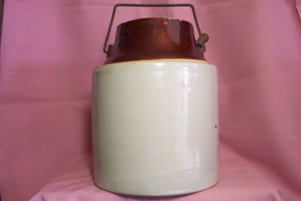 Antique Vintage STONEWARE CANNING CROCK, Moonshine, Pickle Jar