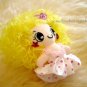 Yellow Cutie Doll Cell Phone Strap