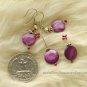 Charming Asian Style Purple Earrings