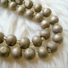 Coffee Wooden Beads Long Necklace
