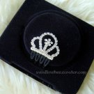 Sparkling White Crown Hair Comb