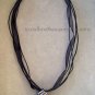 Sparkling Black and White Butterfly Necklace