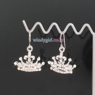 Sparkling Crown Earrings
