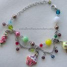 Cool Summer Ice Cream Charm Bracelet