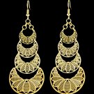 Long Gold Chandelier Earrings