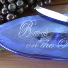 Wine tray with knife
