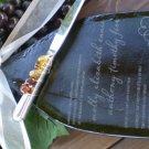 Champagne Wedding Bottle with hand beaded knife