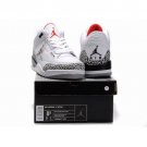 Classic Jordan 3 White Gray Red