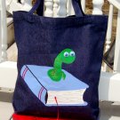 Book Worm Book Bag/ School Bag