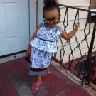 SO IN LOVE PILLOW CASE 2 piece skirt abd top set 2-3T