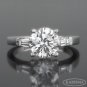 1.27ct Round Diamond Engagement Ring