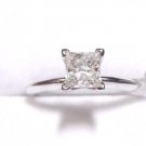 1.01ct Princess Diamond Solitaire Engagement Ring