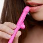 Dicky Penis Sipping Straws 10 Pack - Pink or Nude