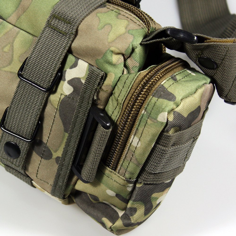 FP-WXR002-CP[Light Woodland] Military Camouflage Multi-Purposes Fanny ...