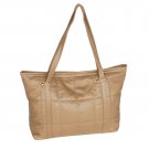 FB-SY26-KHAKI[Lasting Charm] Stylish Khaki Double Handle Leatherette Satchel Bag Handbag Purse