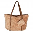 FB-SY7721-GOLDEN[Easy Life] Fashion Double Handle Leatherette Caddice Satchel Bag Handbag