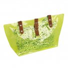 FB-ZL618-GREEN[Lucky Green] Leopard Double Handle Leatherette Satchel Bag Handbag Casual Styling