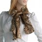BRA-SCA01029-L Brando Wild Leopard Color Funky Exquisitely Soft Silky Scarf(Large)