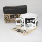 SYNC-TC023 [Recording Studio] Espresso Cup / Wood Coaster (2.5 inch height)
