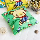 BN-DP002 [Green Candy Bear] Decorative Pillow Cushion / Floor Cushion (15.8 by 15.8 inches)