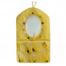 BN-WH030 [Flowers Mirror] Yellow/Wall Hanging/ Wall Organizers / Baskets (11*18)