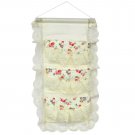 YF-WH054 [Bud Silk & Allover] Ivory/Wall Hanging/ Wall Organizers / Baskets  (11*19)