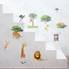 HEMU-HL-1277 African Field - Wall Decals Stickers Appliques Home Decor