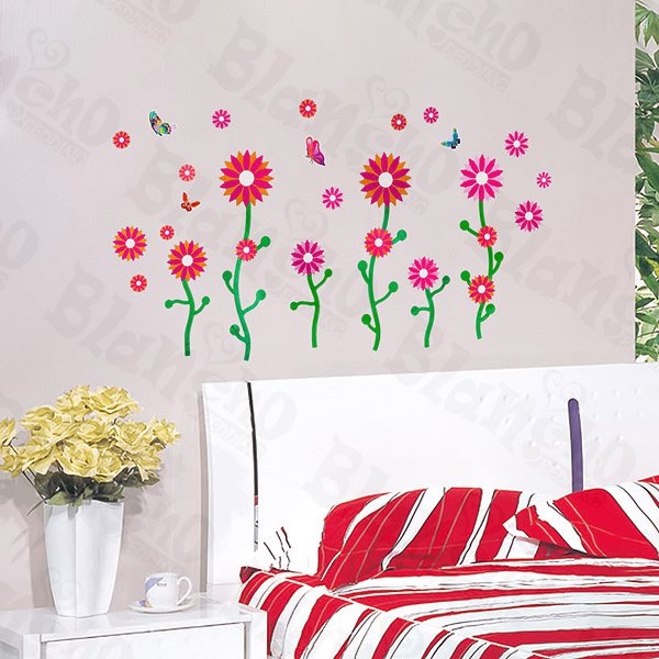 HEMU-HL-1289 Dancing Flourish - Wall Decals Stickers Appliques Home Decor