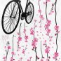 HEMU-HL-5849 Bike & Flowers - Large Wall Decals Stickers Appliques Home Decor