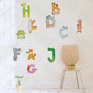 HEMU-HL-5868 Animal Letters - Large Wall Decals Stickers Appliques Home Decor