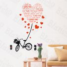 HEMU-HL-6823 Love Letter - X-Large Wall Decals Stickers Appliques Home Decor