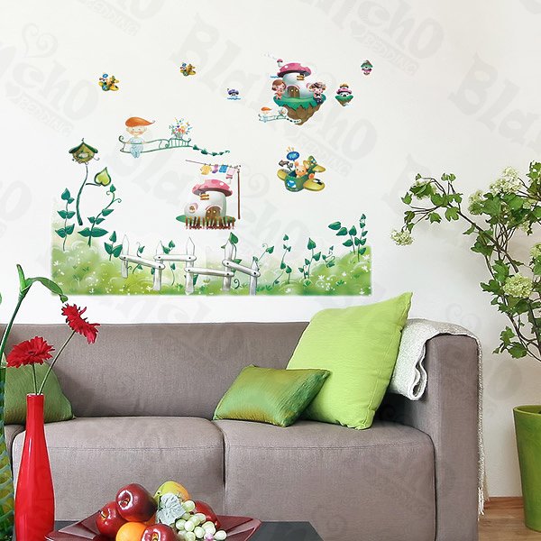 HEMU-XS-036 Dreamland - Large Wall Decals Stickers Appliques Home Decor