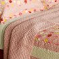 QTS-WB8036-23 [Candy Pink] Cotton 3PC Patchwork Quilt Set (Full/Queen Size)