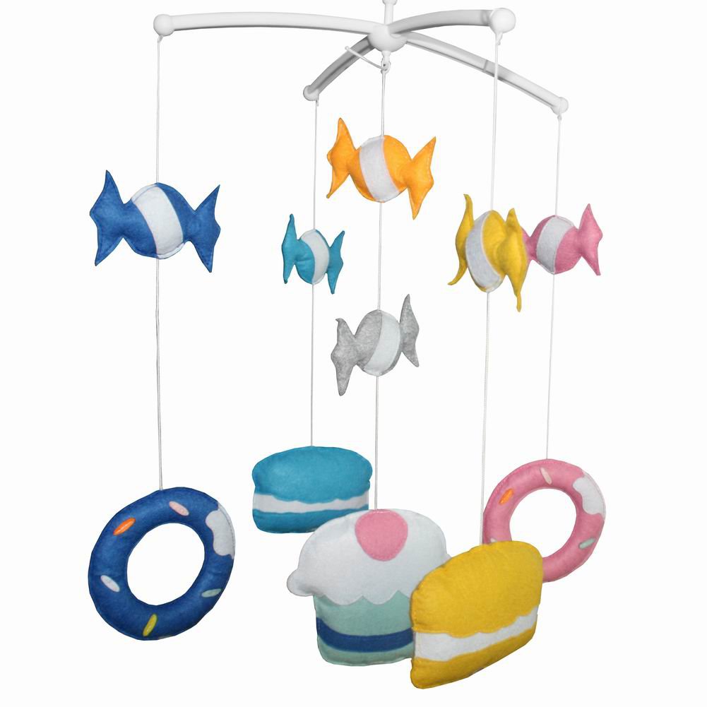 BC-BAB-ONIM0008-WING-CATH Baby's Friend Creative Crib Mobile Crib Decorations Cute Musical Mobile