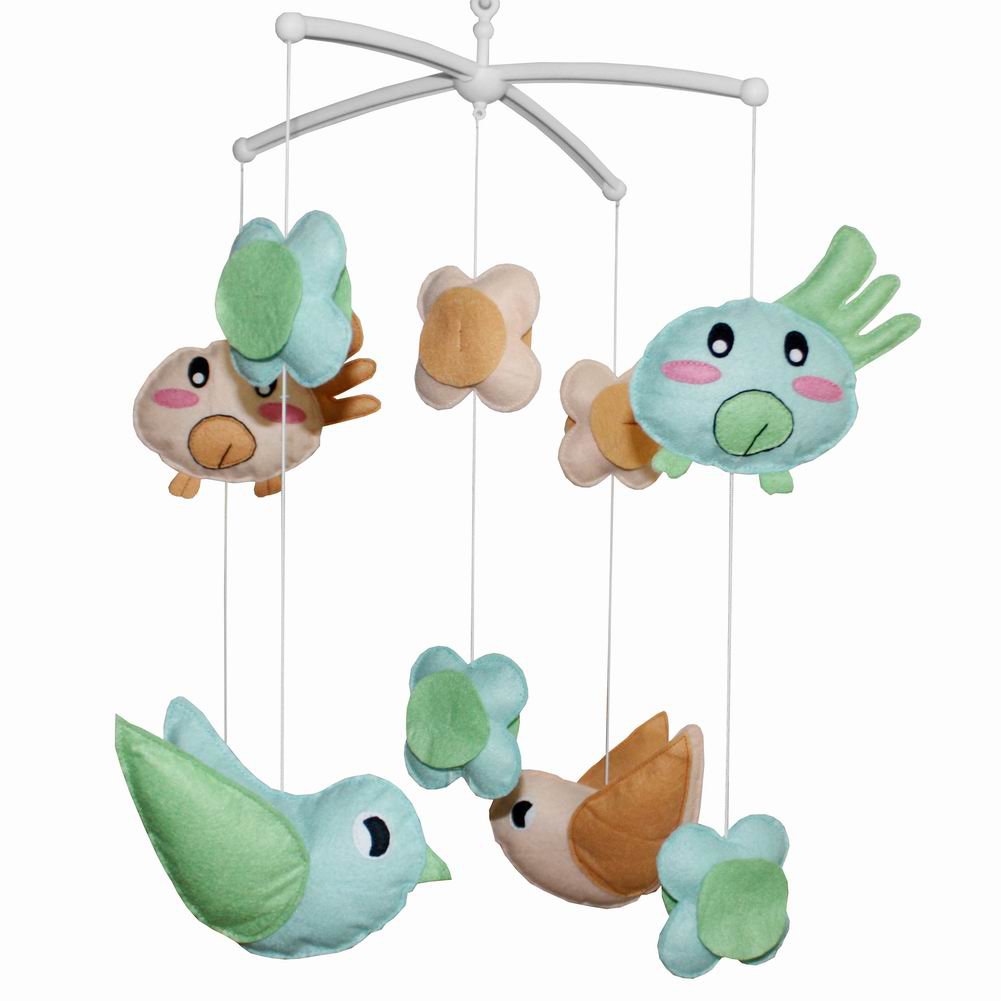 BC-BAB-ONIM0014-WING-CATH Creative Infant Crib Mobile Handmade Baby Crib Musical Mobile
